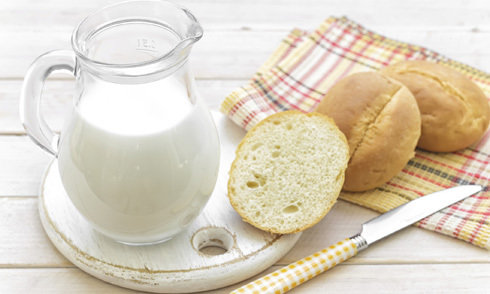 milk and bread