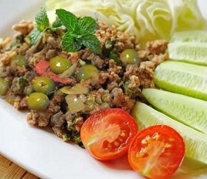 ground pork with olives recipe