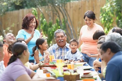 Big Latino family