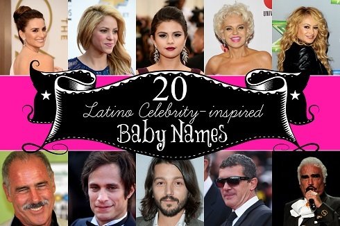 Latino celebrity inspired baby names