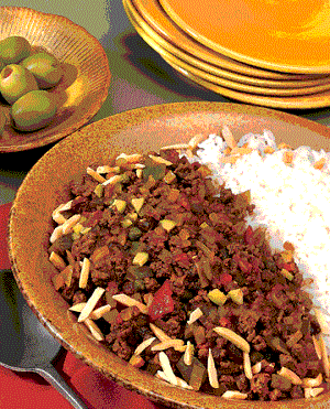 Cuban coffee picadillo