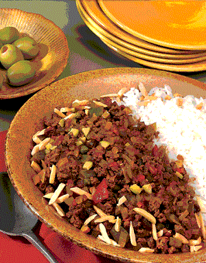 Cuban coffee picadillo