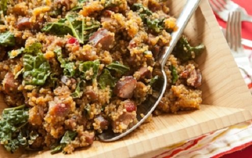 One pot sausage and quinoa recipe