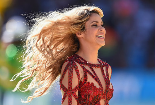 Shakira en la final del mundial