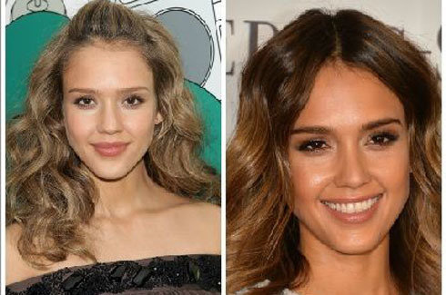 jessica alba nose job