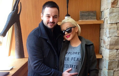 Matt Rutler and Christina Aguilera