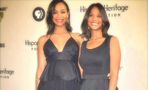 Zoe Saldana at Hispanic Heritage Awards