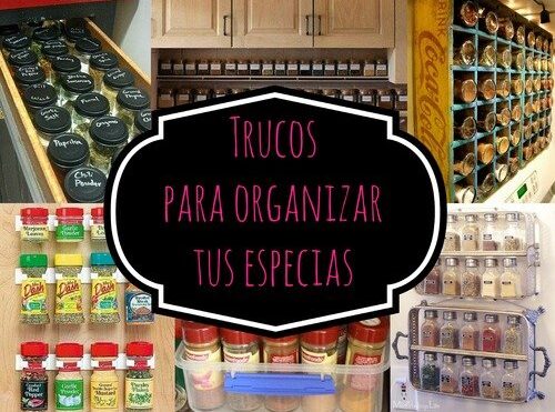 Como organizar las especias en la cocina