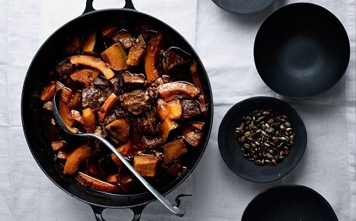 pork and squash stew with chiles recipe