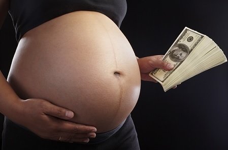 pregnant belly cash