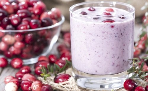 cranberry smoothie