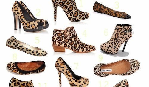 zapatos animal print