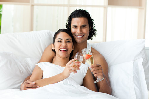 couple in bed