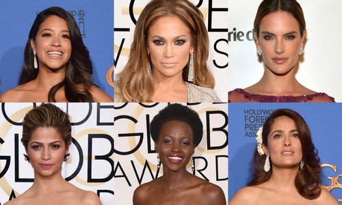 Caras de latinas en Golden Globes 2015