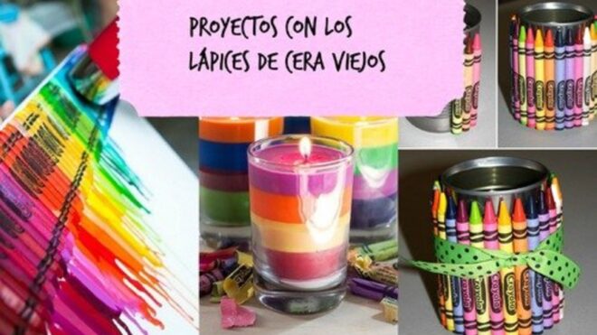 proyectos co nlápices de cera