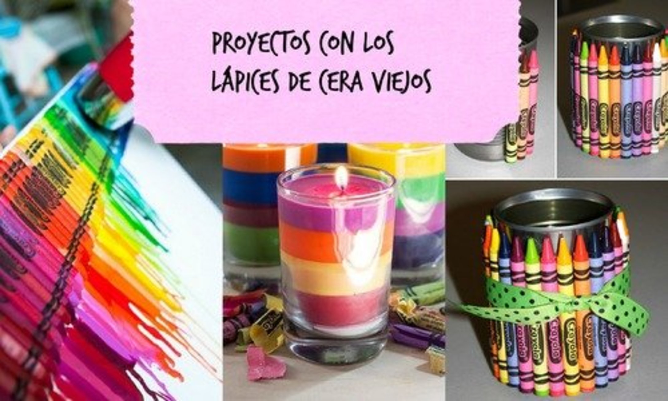 proyectos co nlápices de cera