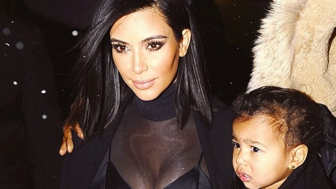 kim kardashian and north