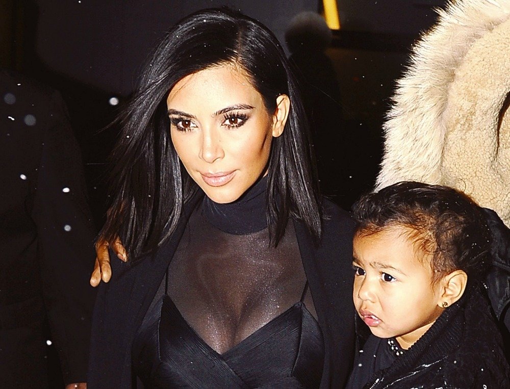 kim kardashian and north