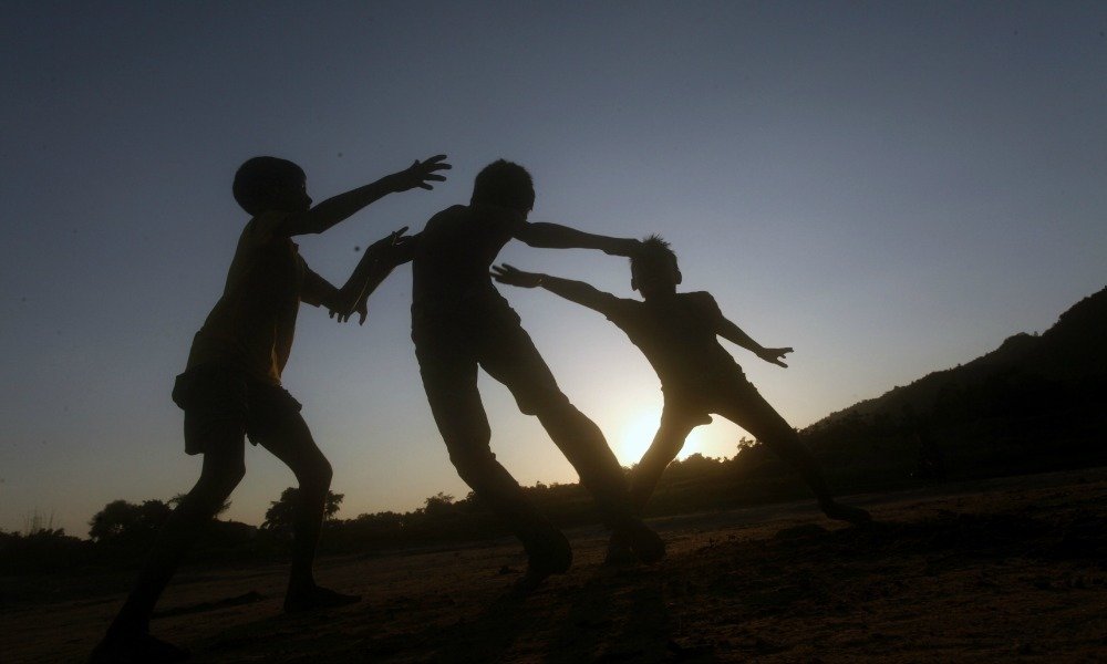 children playing