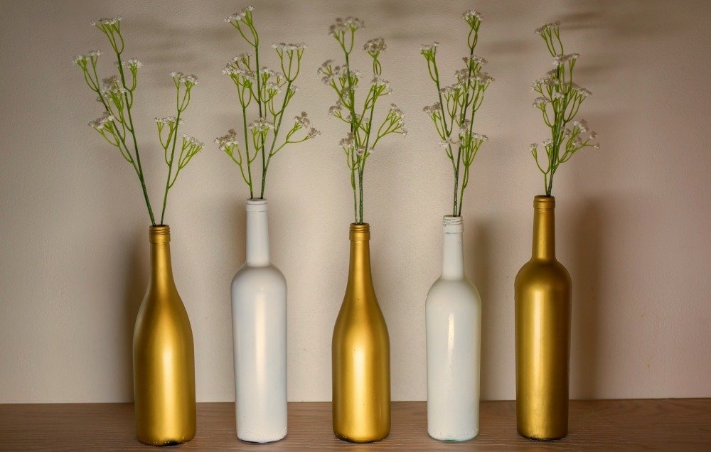 wine bottles