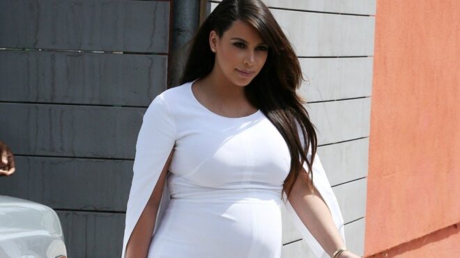 kim kardashian pregnant