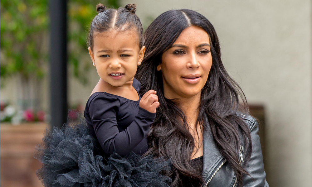 kim kardashian and north