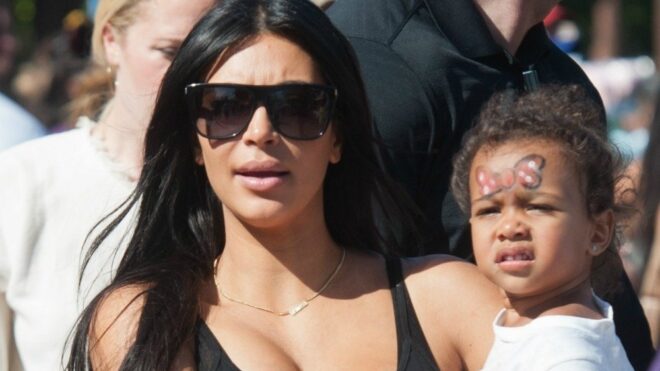 kim kardashian and north