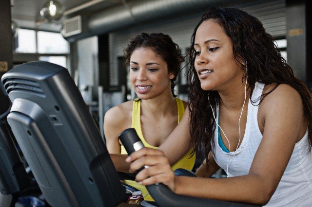 women working out