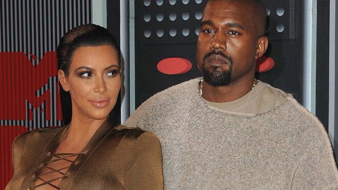 Kim Kardashian and Kanye West