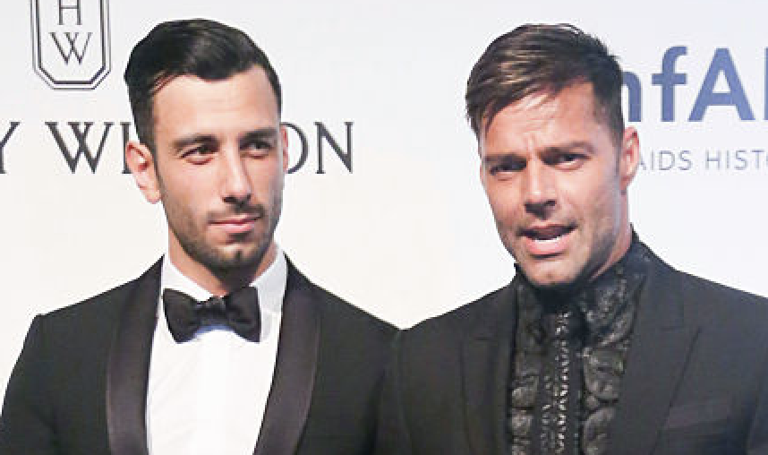 Ricky Martin and Jwan Yosef