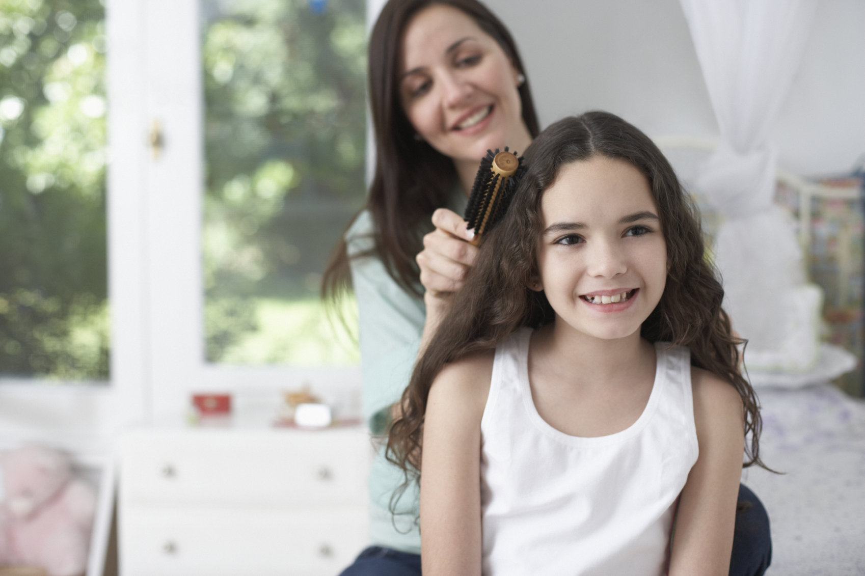 mama e hija peinado escuela