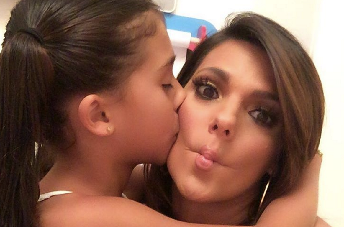 Barbara bermudo y su hija mia