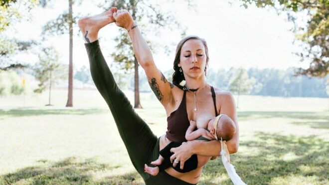 yoga mom