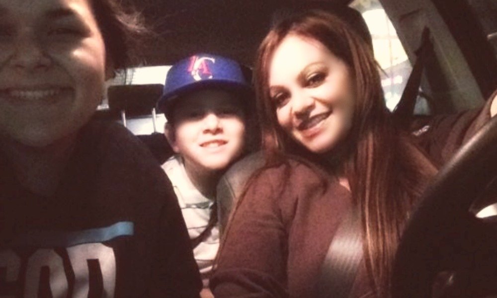 Jenni rivera and her youngest son Johnny