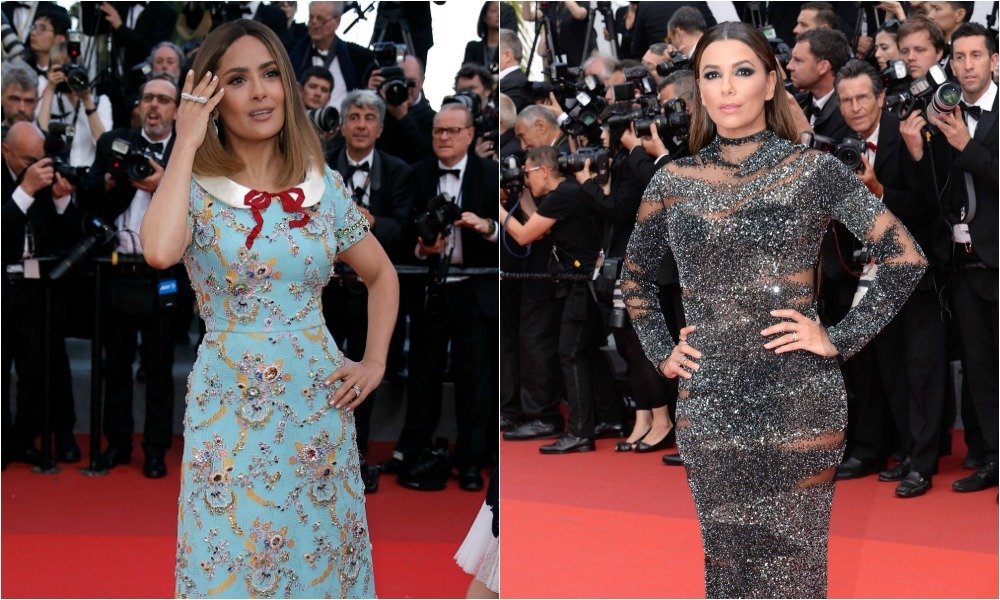 salma hayek and eva longoria cannes