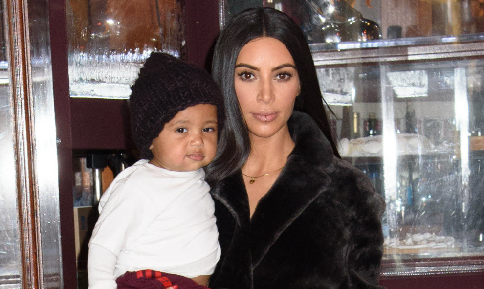 kim kardashian and saint