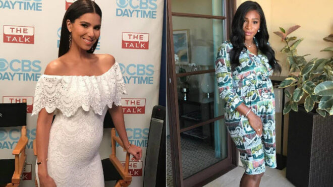 stylish celeb baby bumps