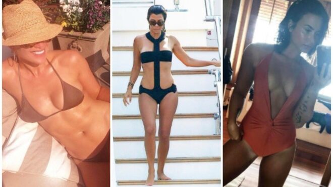 Celebs in swimsuits