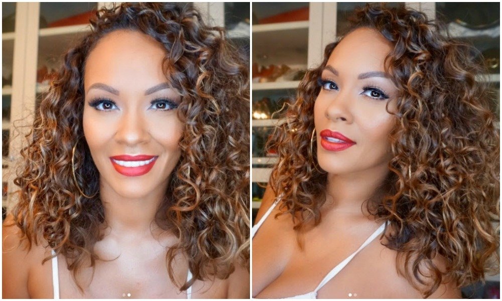 Evelyn Lozada's curly hair