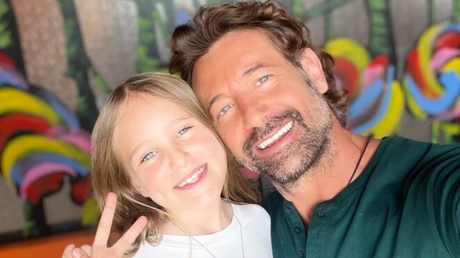 Gabriel Soto con hijita Miranda