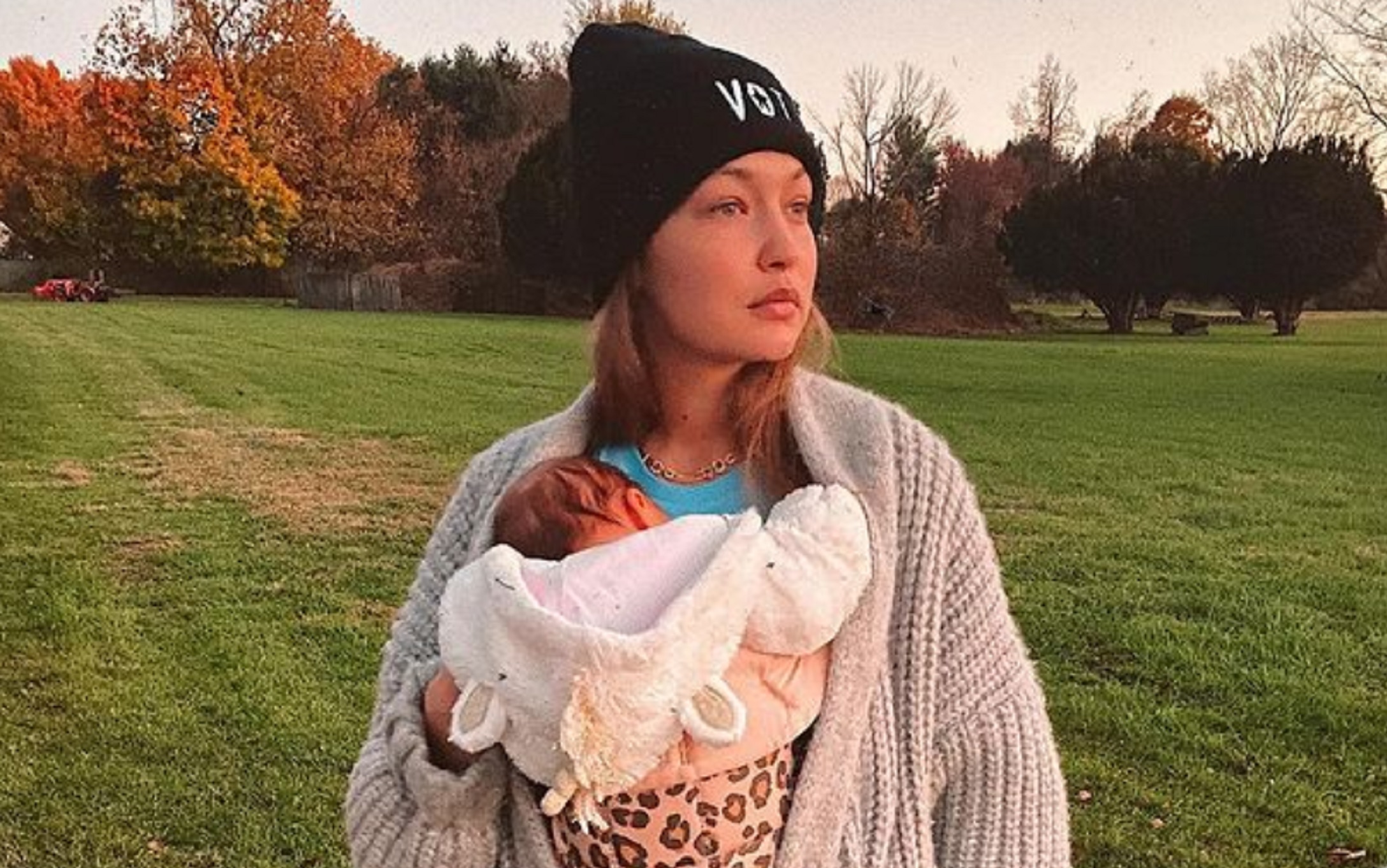 Gigi Hadid and baby