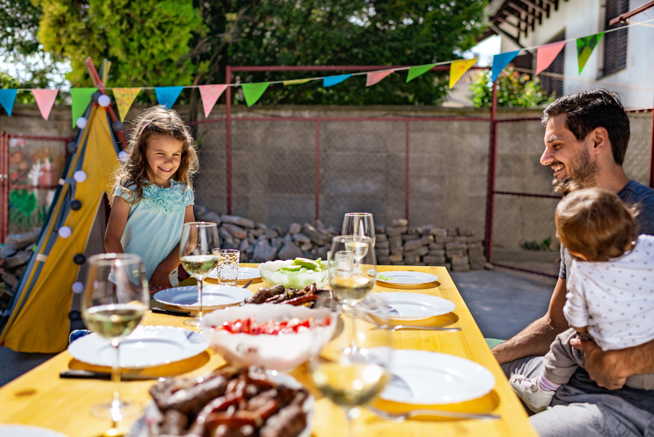 healthy father's day barbecue