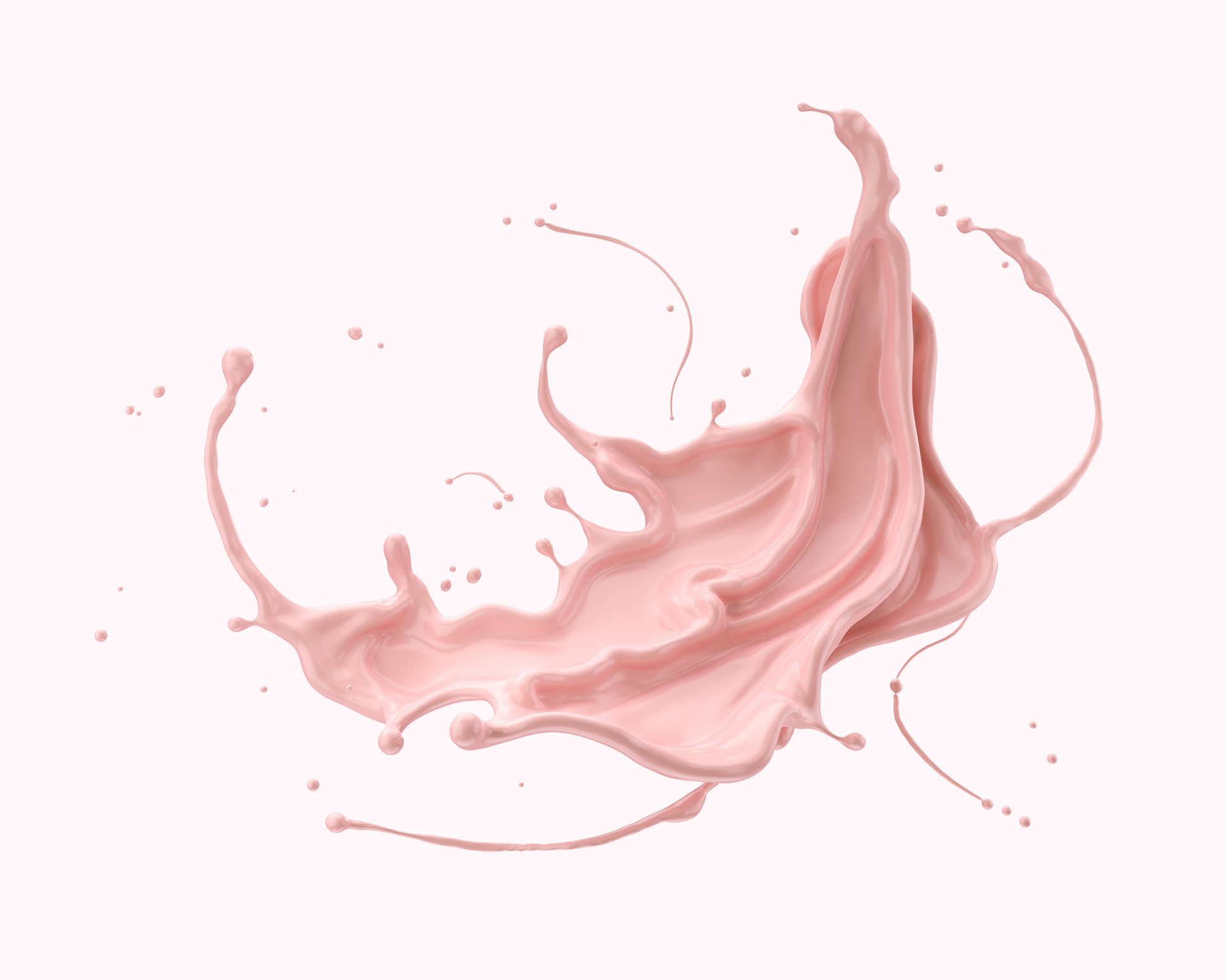 pink Foundation liquid splash.