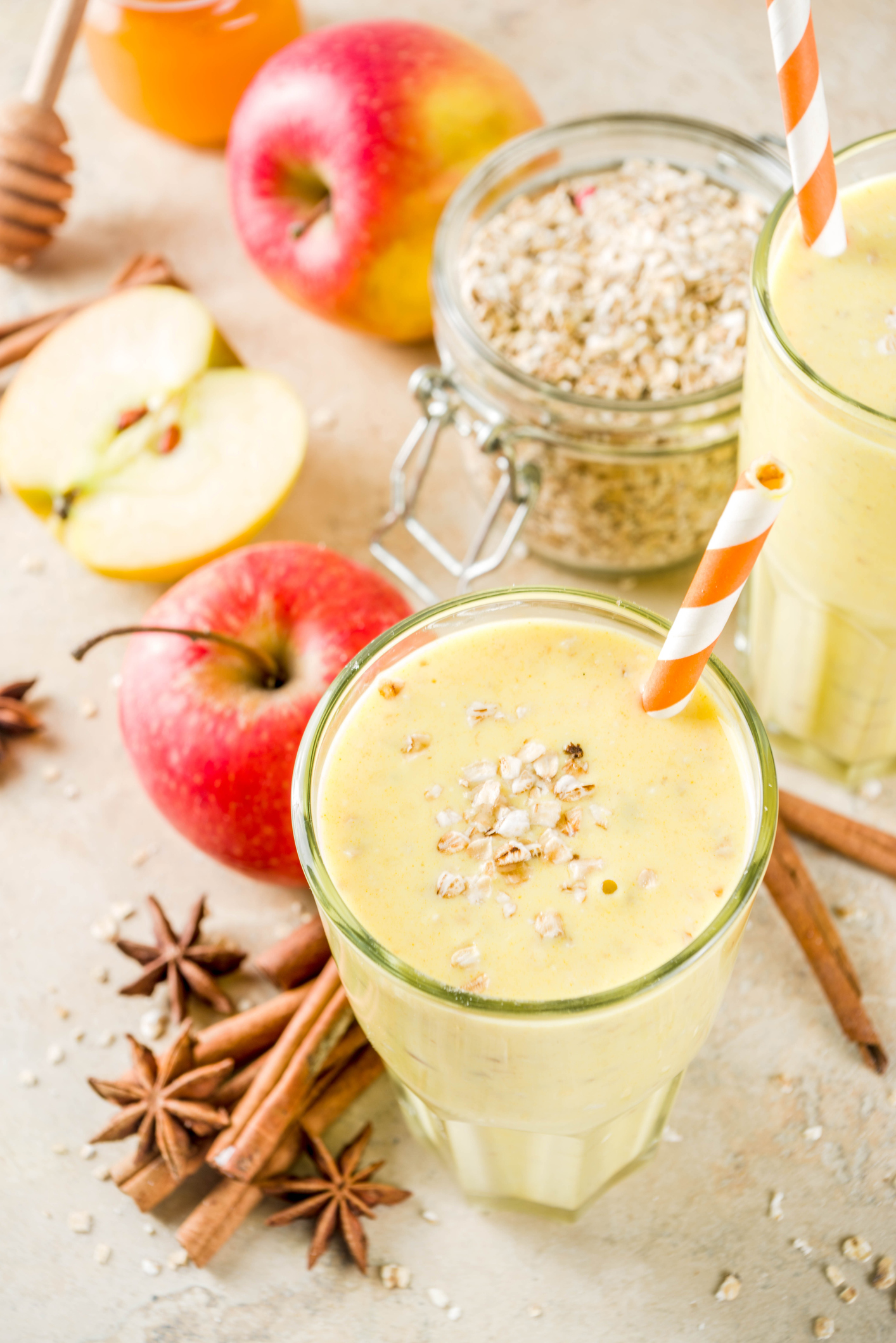 Spicy apple smoothie