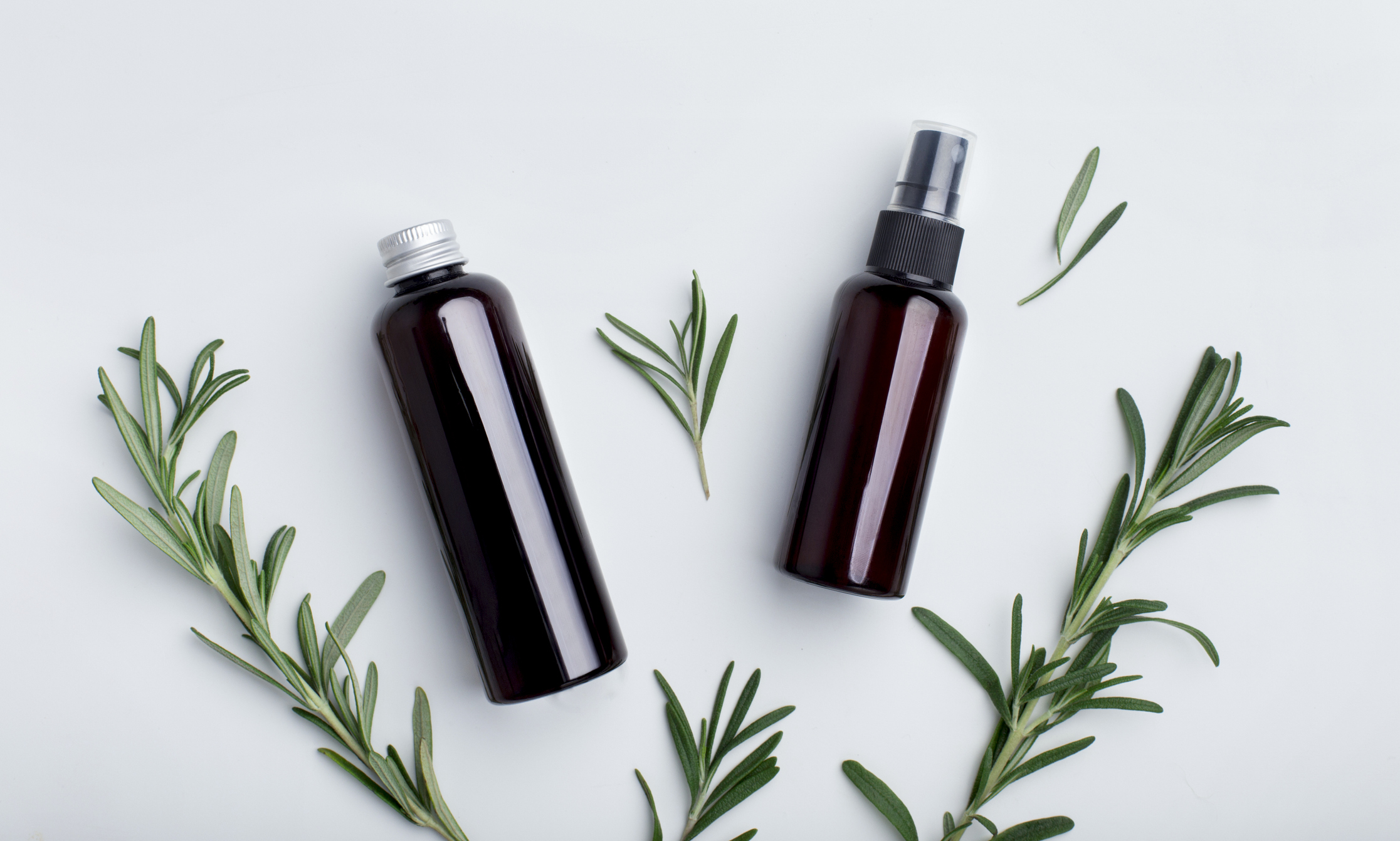 Natural Spa Ingredients rosemary essential oil for aromatherapy