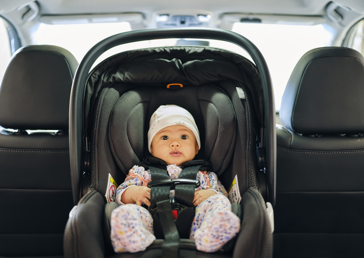 Baby in a Carseat