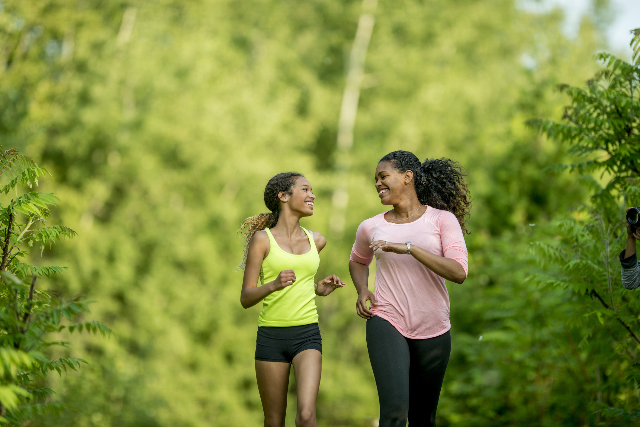 Jogging Through the Woods