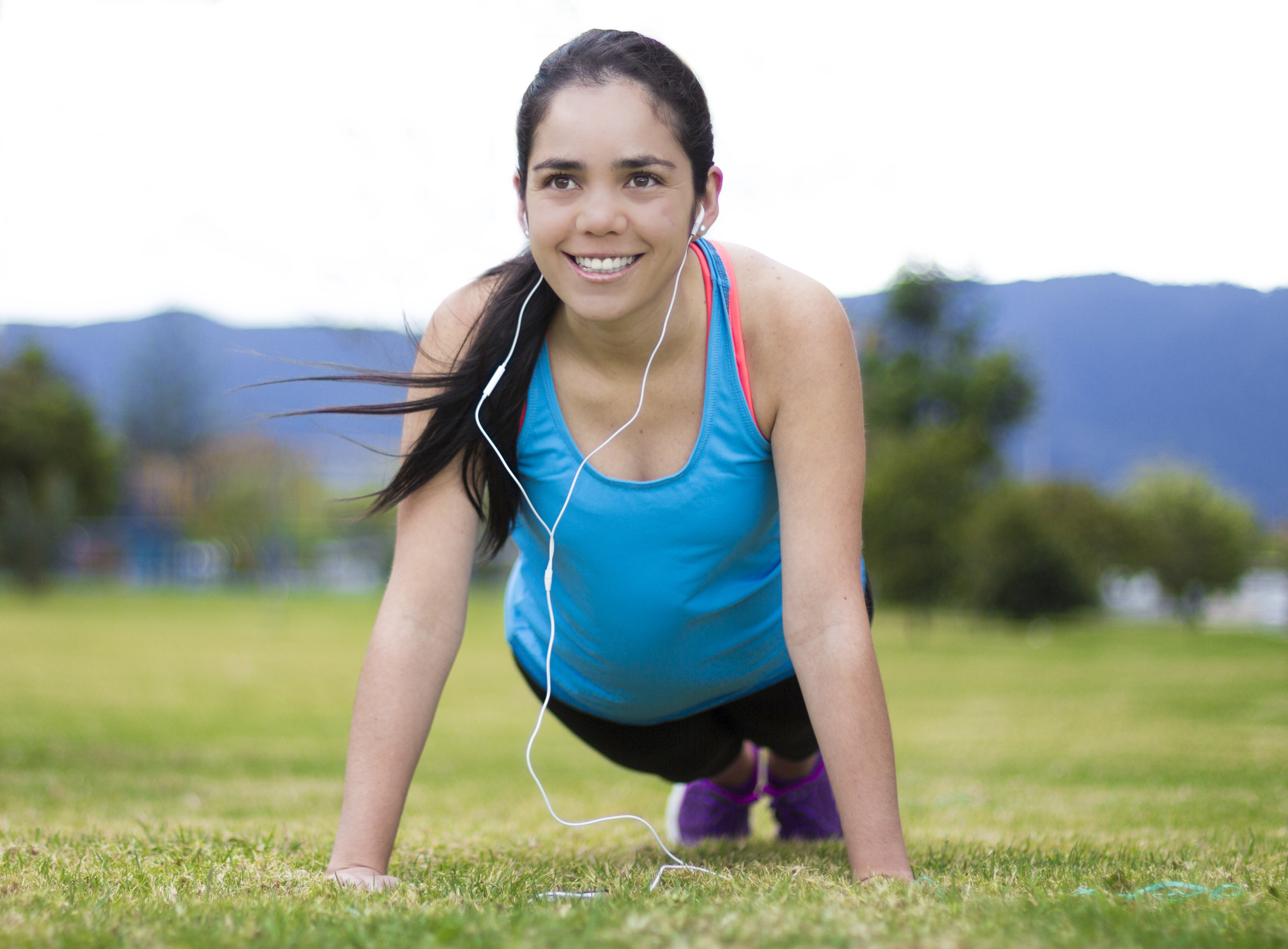 Fitness woman doing excersice