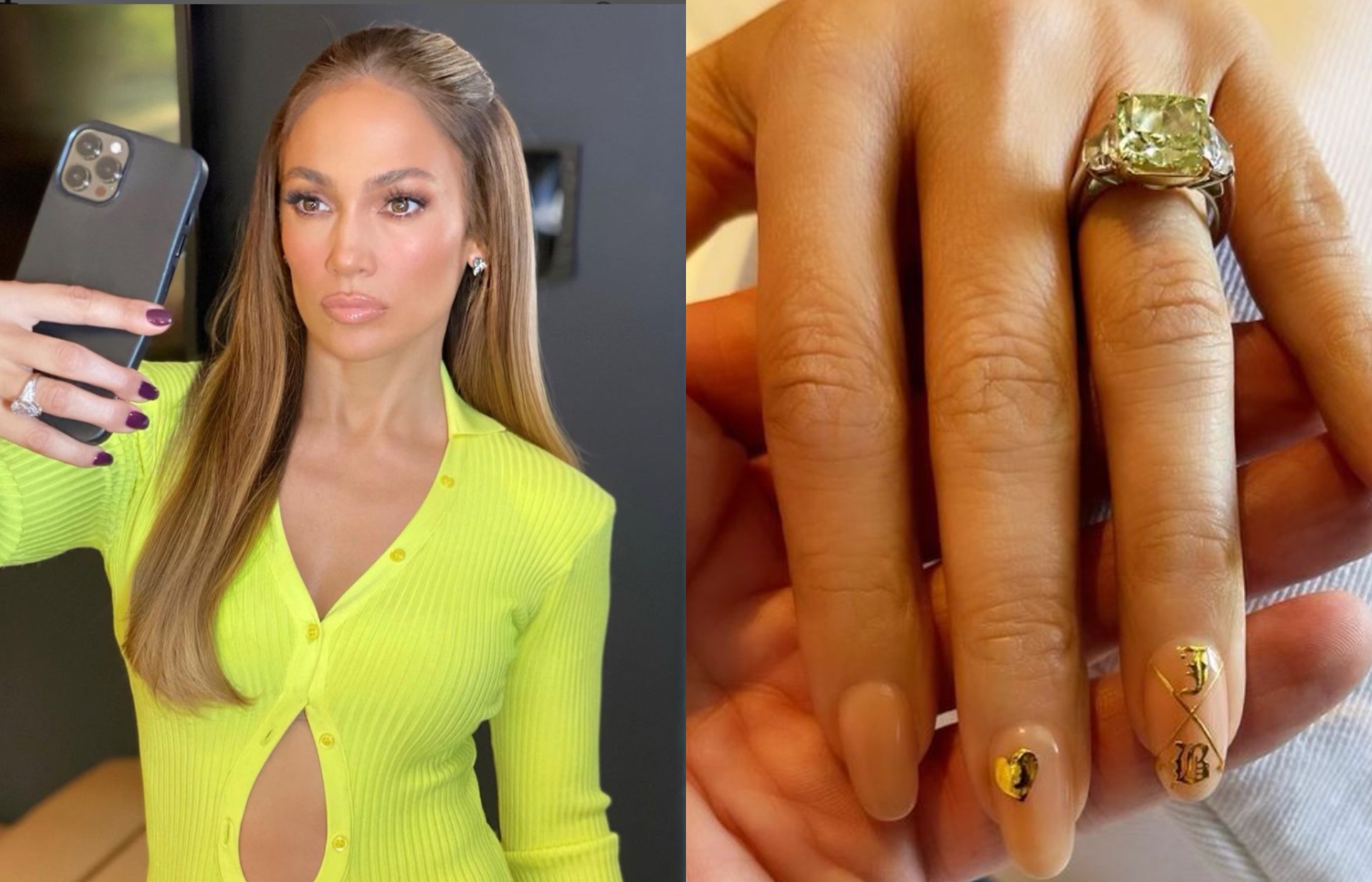 jennifer lopez nails manicure