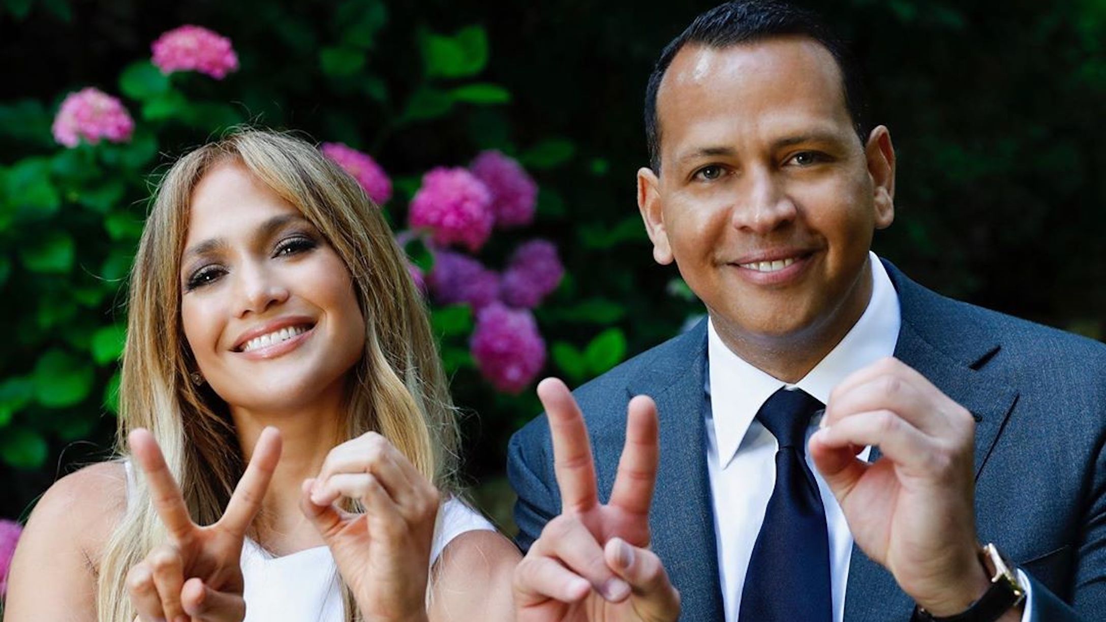 Jennifer Lopez and Alex Rodriguez